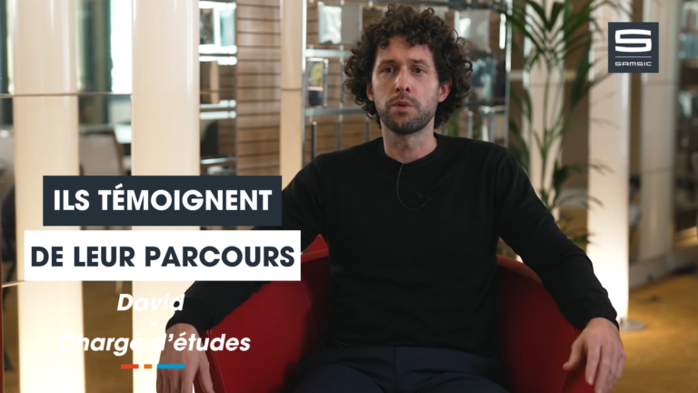 Portrait de David, Chargé d’Etudes