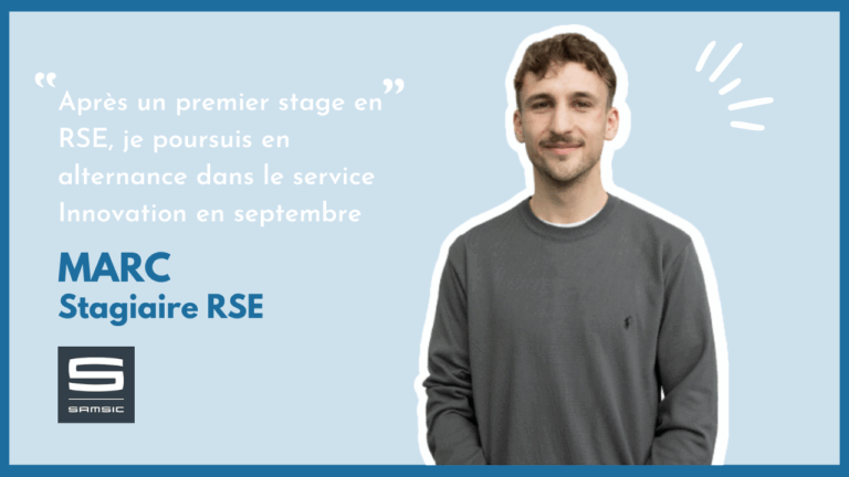 Portrait de Marc, Chargé de projets RSE en stage