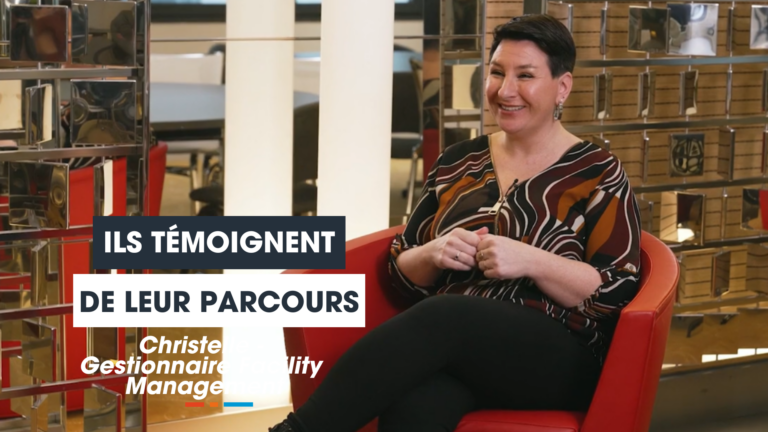Portrait de Christelle, Gestionnaire Facility Management